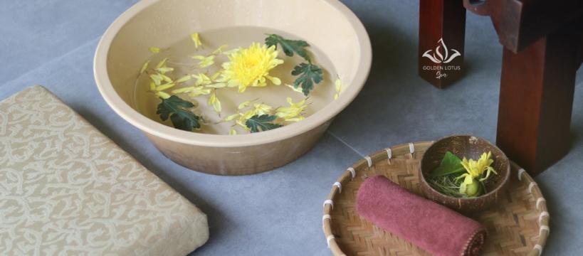 Golden Lotus Spa & Homestay Ap Thien Phuoc Buitenkant foto