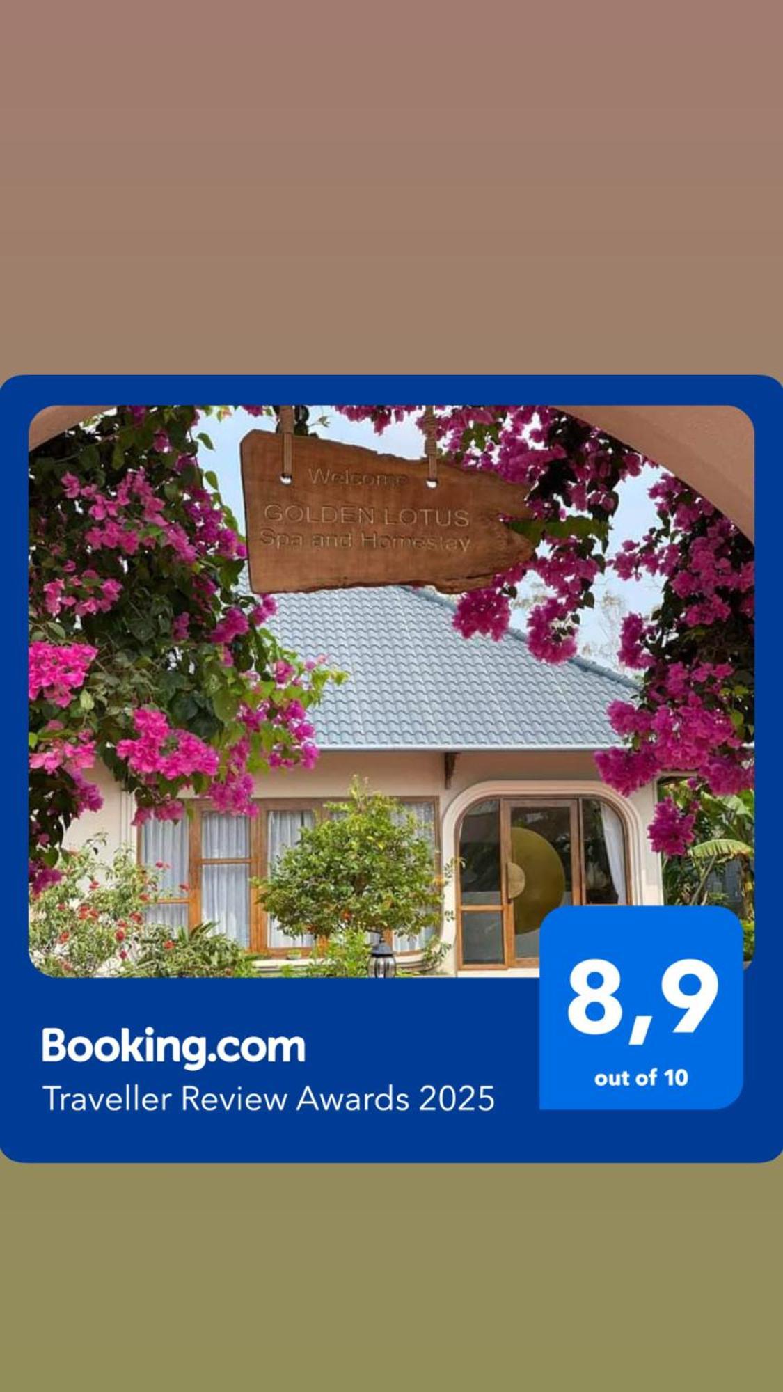 Golden Lotus Spa & Homestay Ap Thien Phuoc Buitenkant foto